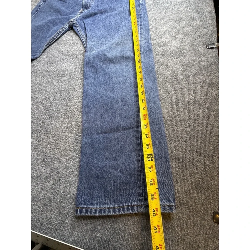 Levis 505 Jeans‎ Men's 40x30 Regular Fit Straight Leg Blue Cotton Denim
